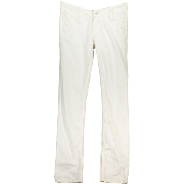Blend White Cotton Women's Jeans Blend
