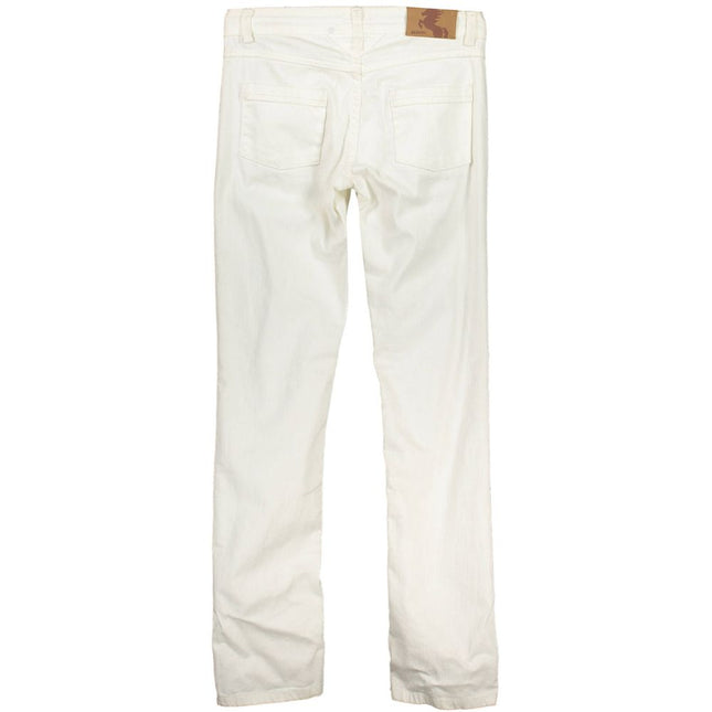 Blend White Cotton Women's Jeans Blend