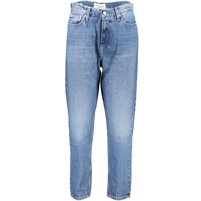 Calvin Klein Azzurro Cotton Women's Jean Calvin Klein