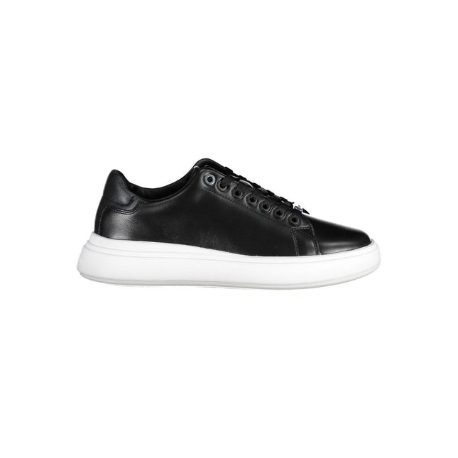 Calvin Klein Nero Pelle Donna Sneaker Calvin Klein