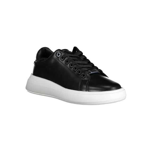 Calvin Klein Nero Pelle Donna Sneaker Calvin Klein