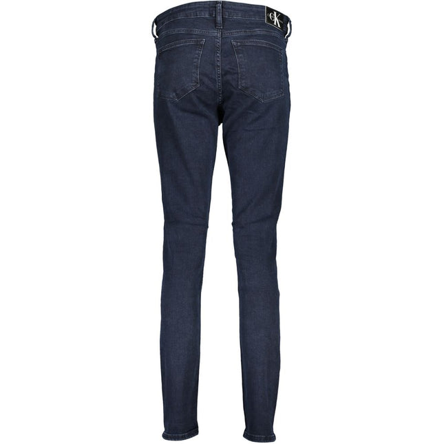 Calvin Klein Blue Cotton Women Skinny Jean Calvin Klein
