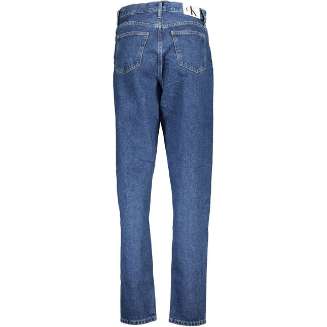 Calvin Klein Blu Cotton Women Jeans Calvin Klein