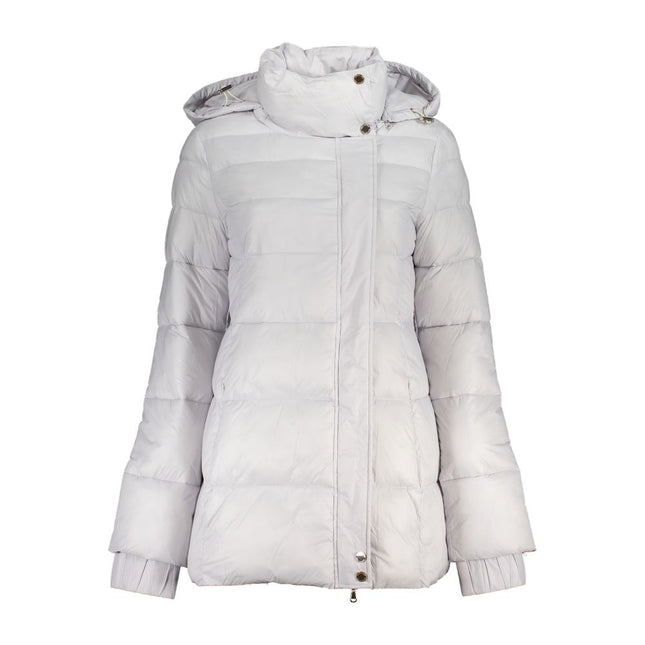 Patrizia Pepe Bianco Poliammide Women Jacket Patrizia Pepe