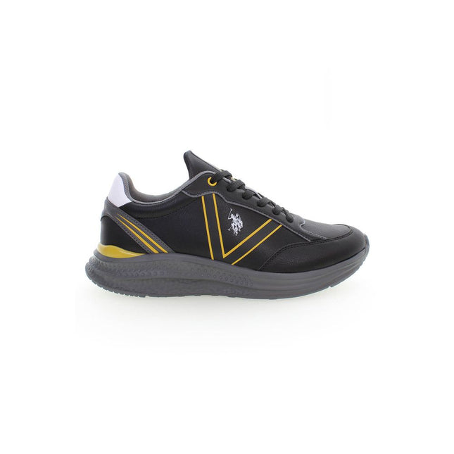 U.S. POLO ASSN. Black Polyester Men's Sneaker