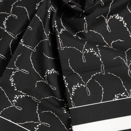 Dolce & Gabbana Black White Printed Square Men Foulard Scarf
