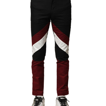 Dolce & Gabbana Multicolor Cotton Jogger Men Pants