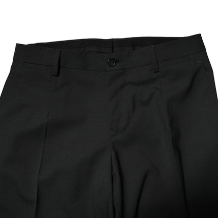 Dolce & Gabbana Black Wool 2 Piece Single Breasted Suit