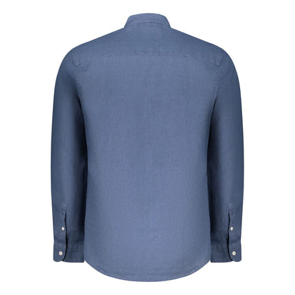 North Sails Blu Linen Men Shirt