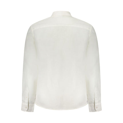 North Sails Bianco Linen Men Shirt