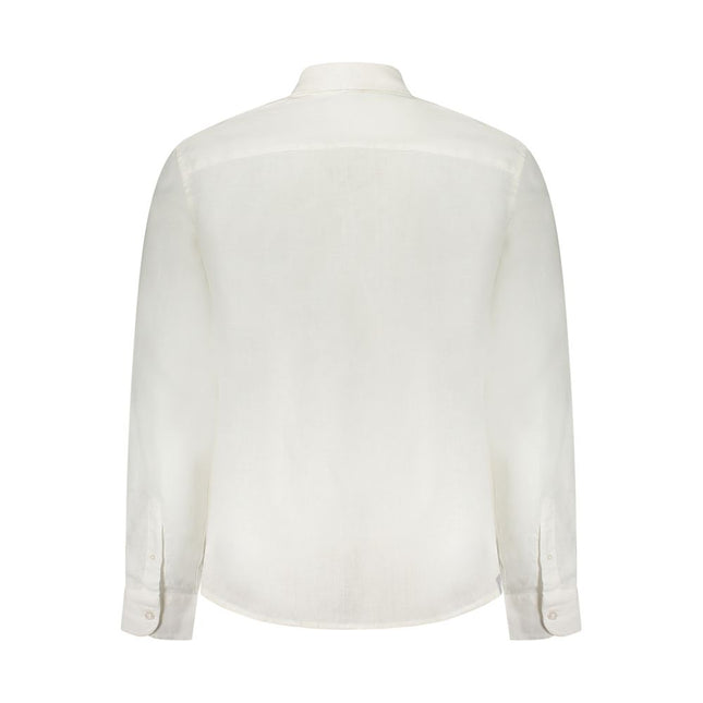 North Sails Bianco Linen Men Shirt