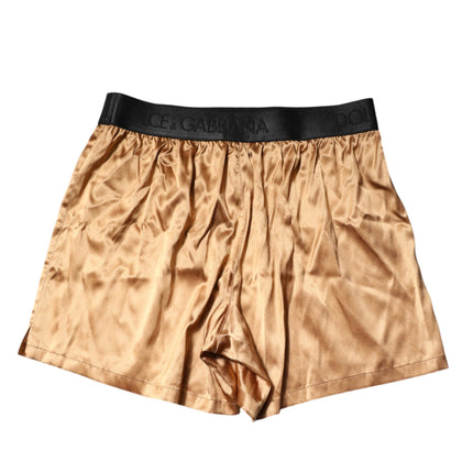 Dolce & Gabbana Beige Men Regular Boxer Eye Mask Set Underwear