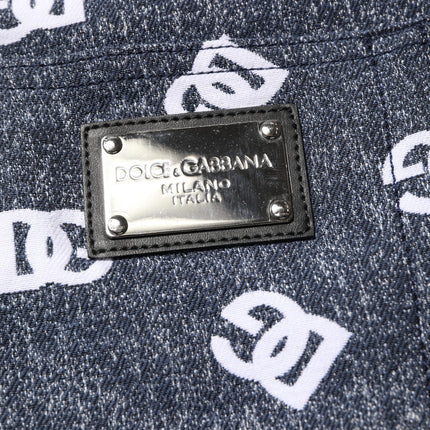 Dolce & Gabbana Dark Gray Logo Cotton Skinny Slim Denim Jeans