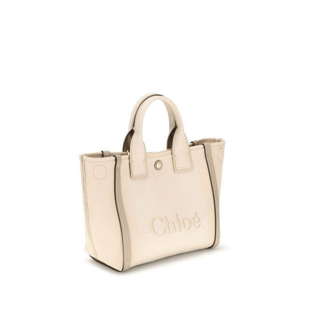 Chloé Beige Cotton Handbag Chloé