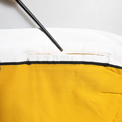 Dolce & Gabbana Yellow Cotton Drawstring Jogger Pants