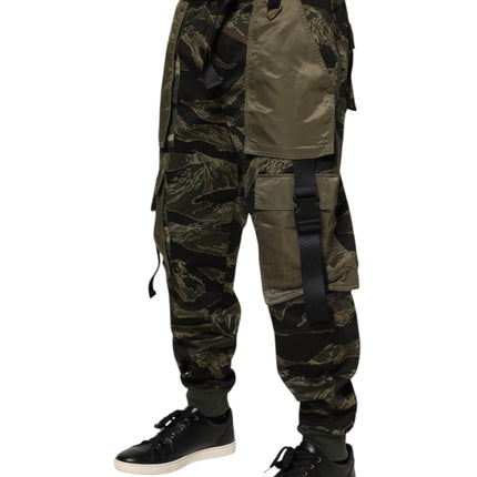 Dolce & Gabbana Multicolor Cargo Camouflage Pants