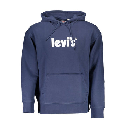 Levi's Blue Cotton Men Sweatshirt