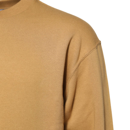 Dolce & Gabbana Mustard Cotton DG Embossed Pullover Sweater