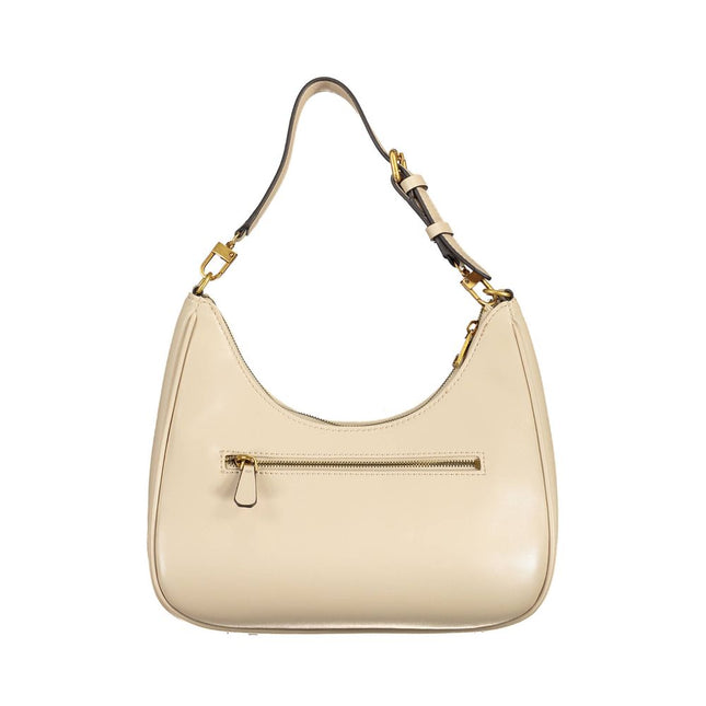 Guess Jeans Beige Polyurethane Women's Shoulder Bag Guess Jeans