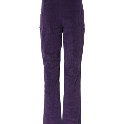 BENCIVENGA Purple High Waisted Flared Pants