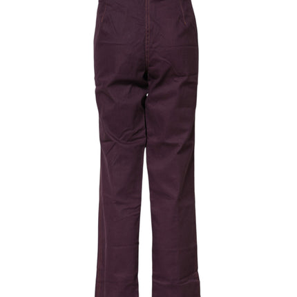 BENCIVENGA Purple High Waisted Tapered Pants