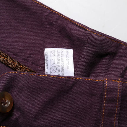 BENCIVENGA Purple High Waisted Tapered Pants
