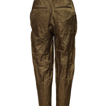 Dsquared² Brown Mid Waisted Women Sweatpants Pants