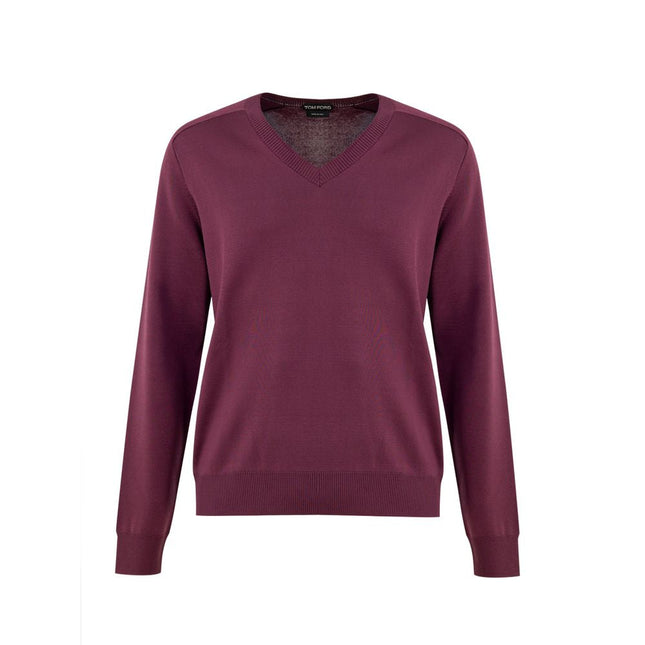 Tom Ford Purple Silk Sweatshirt Tom Ford