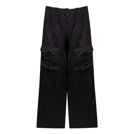 Tom Ford Black Viscose Cargo Pants