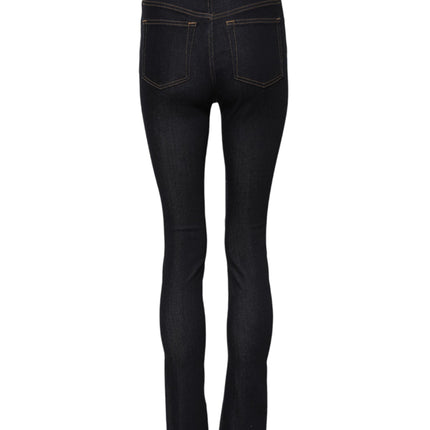 Dolce & Gabbana Blue Cotton High Waist Skinny Denim Jeans