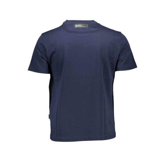 Plein Sport Blue Cotton Men T-Shirt Plein Sport