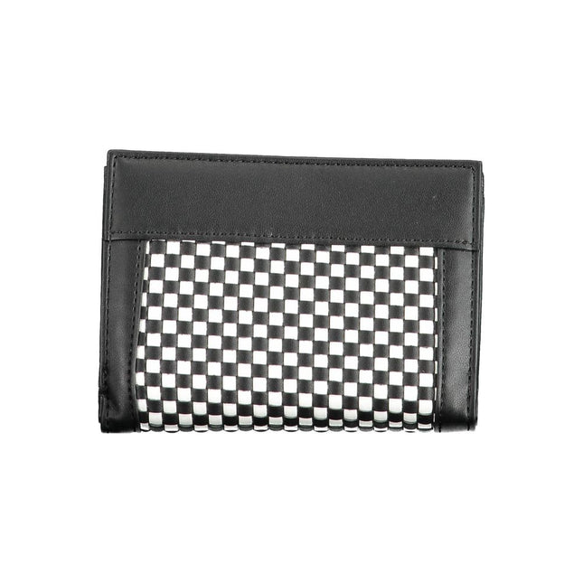 Guess Jeans Black Polyurethane Women Wallet Guess Jeans