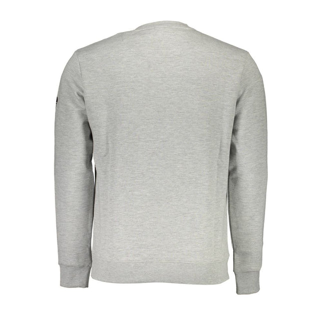 North Sails Grigio Cotton Men Sweatshirt North Sails
