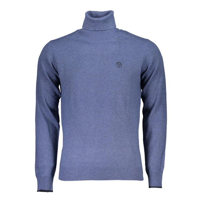 North Sails Blu Poliammide Men Sweater Turtleneck North Sails