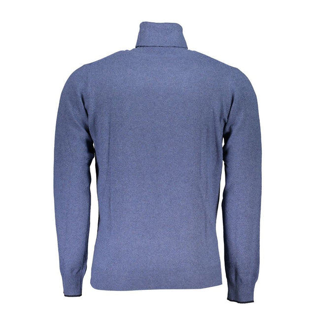 North Sails Blu Poliammide Men Sweater Turtleneck North Sails