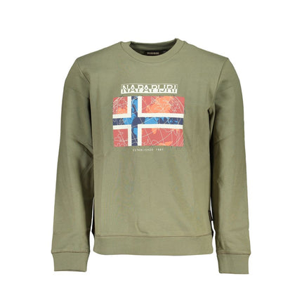 Napapijri Verde Cotton Men's Sweatshirt