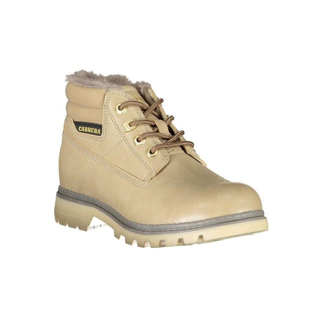 Carrera Beige Polyester Women Boot Carrera