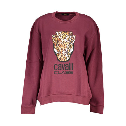 Cavalli Class Grey Polyester Men's Sweatshirt