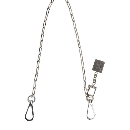 Dolce & Gabbana Silver Tone Metal Chain DG Charm Belt Keychain