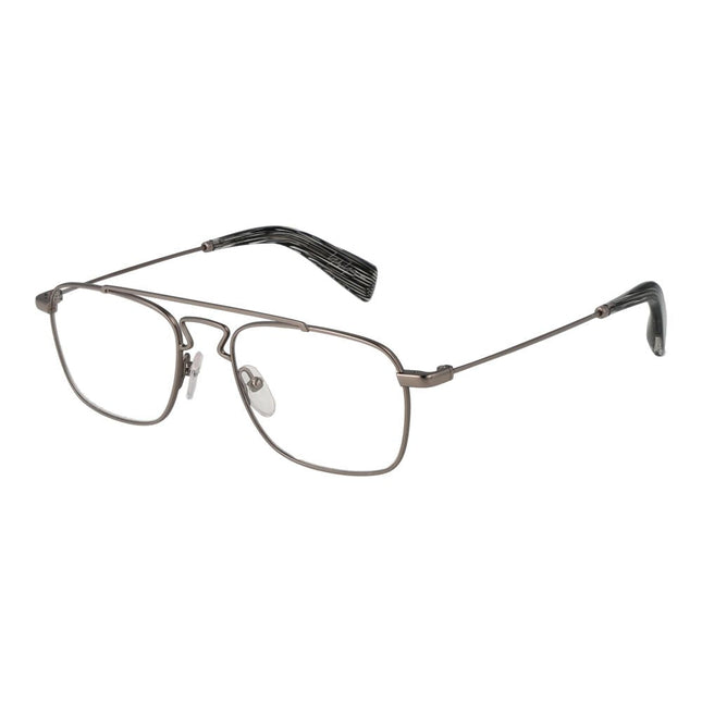 Yohji Yamamoto Silver Metal Glasses (Frames) Yohji Yamamoto