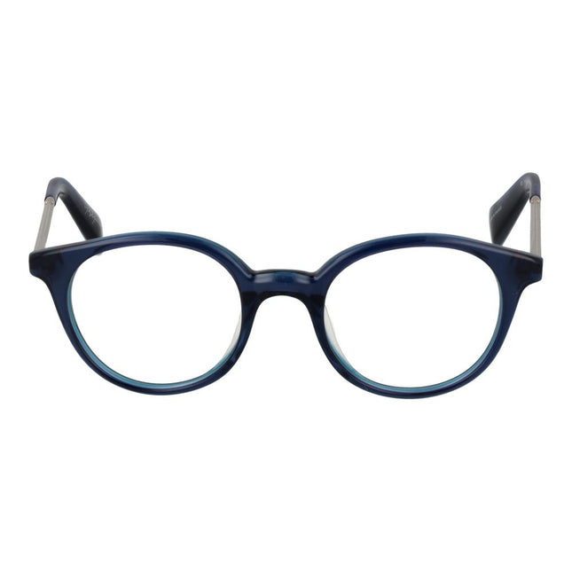 Yohji Yamamoto Blue Acetate Glasses (Frames) Yohji Yamamoto