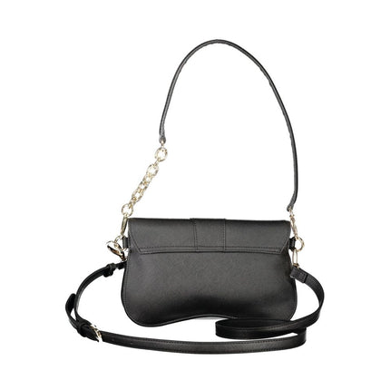 Mario Valentino Black Polyurethane Women's Bag