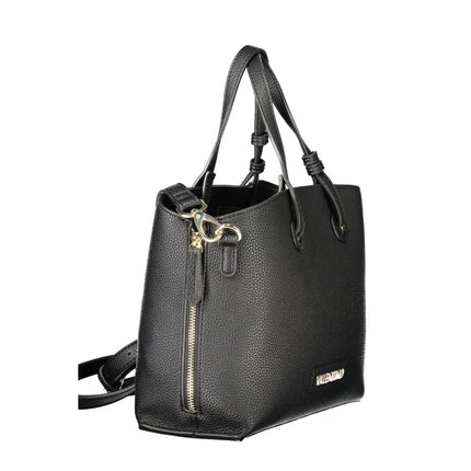 Mario Valentino Black Polyurethane Women's Bag