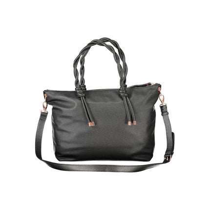 Mario Valentino "Black Polyurethane Women's Bag"