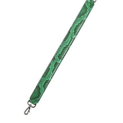 Dolce & Gabbana Black Green Exotic Leather Bag Shoulder Strap