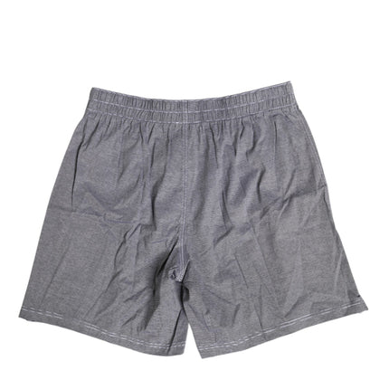 Dolce & Gabbana Gray Striped Cotton Regular Boxer Underwear