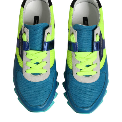 Dolce & Gabbana Multicolor Leather Low Top Men Sneakers Shoes
