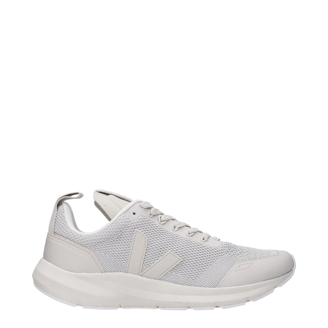 Veja Gray Fabric Athletic Sneakers