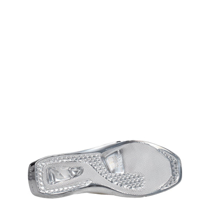 Alyx Gray Leather Slippers