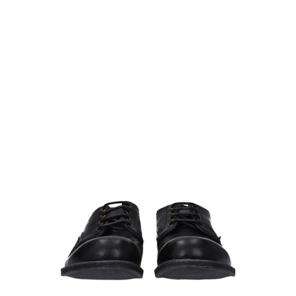 Dolce & Gabbana Black Leather Oxfords And Derbies